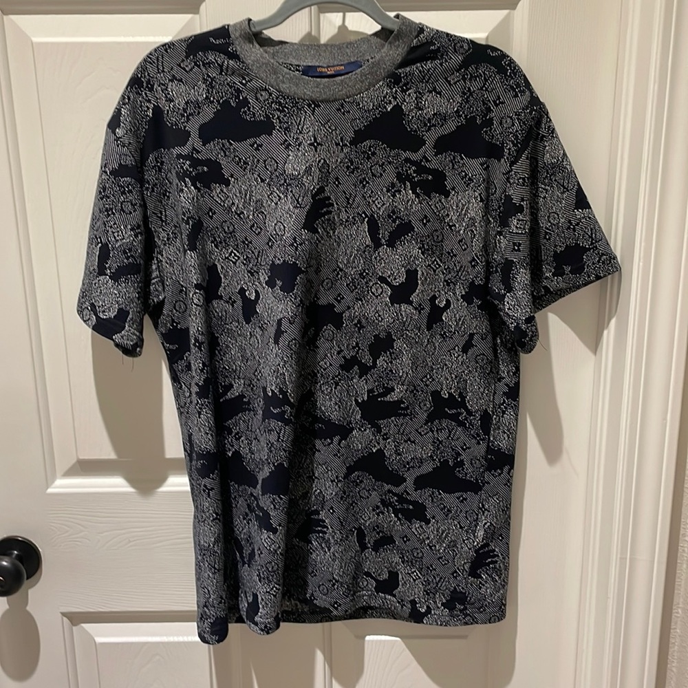 Louis Vuitton LV monogram Camo T Shirt